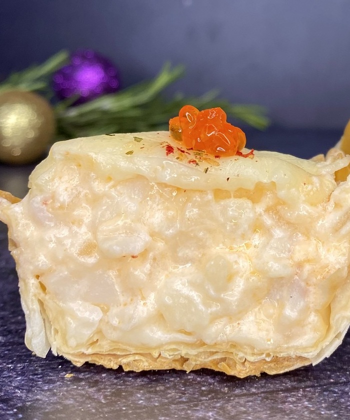 Жульен с креветками Жульен с креветками